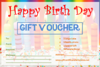 Candle Birthday Gift Certificate Template Gift Certificates In Birthday Gift Certificate Template Free 7 Ideas