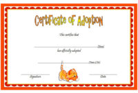 Cat Adoption Certificate Templates Free 9 Update Designs For Stuffed Animal Birth Certificate Template 7 Ideas