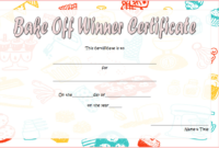 Certificate For Baking 7 Extraordinary Concepts Free For Best Cooking Competition Certificate Templates