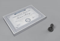 Certificate Mockupsredone21 Graphicriver Intended For Amazing Mock Certificate Template