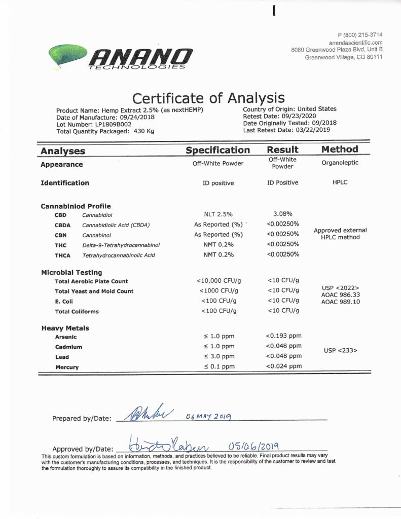 Certificate Of Analysis Format Template Business Format With Regard To Amazing Certificate Of Analysis Template