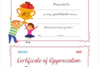 Certificate Of Appreciation 28 Free Pdf Ppt Documents With Regard To Best Teacher Certificate Templates Free