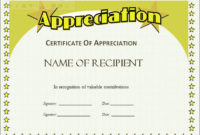 Certificate Of Appreciation Template Free Download Task Regarding Template For Certificate Of Appreciation In Microsoft Word