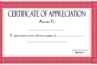 Certificate Of Appreciation Template Word 11 Free Concepts Intended For Certificates Of Appreciation Template