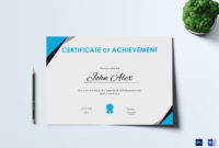Certificate Of Athletic Achievement Design Template In Psd Pertaining To Awesome Athletic Certificate Template