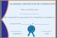 Certificate Of Completion 22 Templates In Word Format Intended For Free Anger Management Certificate Template
