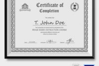 Certificate Of Completion Template 31 Free Word Pdf Intended For Awesome Army Certificate Of Completion Template