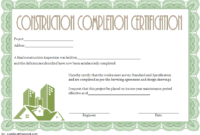 Certificate Of Construction Completion 10 Best Template In Best Lifeway Vbs Certificate Template