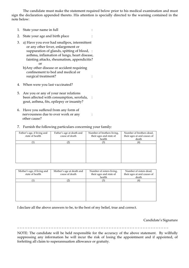 Certificate Of Physical Fitness Form In Word And Pdf For Physical Fitness Certificate Templates