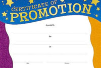 Certificate Of Promotion Gold Foilstamped Certificates Intended For Promotion Certificate Template
