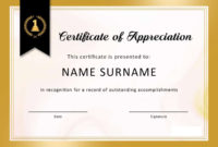 Certificate Of Recognition Printable Calendar Templates With Free Downloadable Certificate Of Recognition Templates