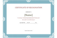 Certificate Of Recognition Template 2 Pdf Format E Intended For Formal Certificate Of Appreciation Template