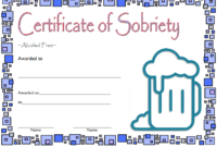 Certificate Of Sobriety Template Free 10 Latest Designs With Regard To Certificate Of Sobriety Template Free