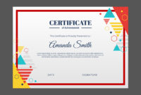 Certificate Template Download Free Vector Art Stock Within Quality Free 6 Printable Science Certificate Templates
