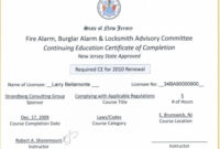 Certificate Template Emetonlineblog Category Within Continuing Education Certificate Template