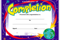 Certificate Template For Kids Certificates Templates Free Regarding Printable 10 Kindergarten Diploma Certificate Templates Free