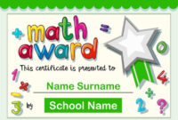 Certificate Template For Math Award Download Free Intended For Printable Star Naming Certificate Template