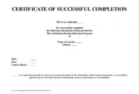 Certificate Template For Project Completion Professional With Certificate Template For Project Completion