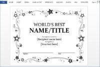 Certificate Templates Blank Award Certificate Templates Word For Blank Award Certificate Templates Word