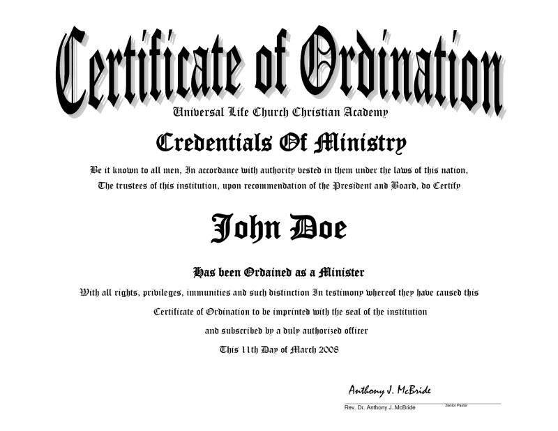 Certificate Templates Free Printable Ordination Inside Quality Ordination Certificate Template