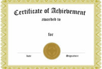 Certificate Templates Sample Blank Certificates Intended For Quality Sample Certificate Of Recognition Template