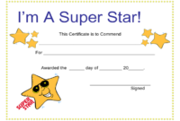Certificates For Kids 2 Free Templates In Pdf Word Within Star Certificate Templates Free