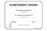 Certificates Of Achievements Certificate Template Downloads Throughout Swimming Achievement Certificate Free Printable