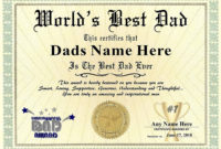 Cheap Certificate Award Templates Find Certificate Award Inside Best Dad Certificate Template