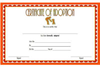 Child Adoption Certificate Template Editable 10 Best In Free Adoption Certificate Template