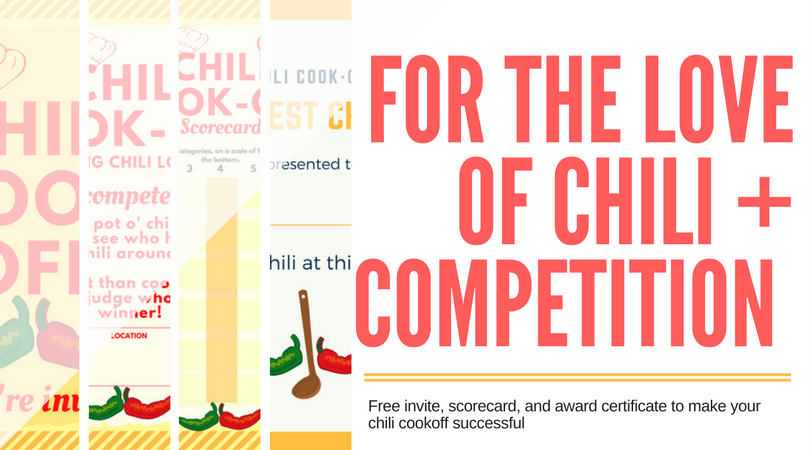 Chili Cookoff Insider Another Free Invite Scorecard With Printable Chili Cook Off Certificate Templates