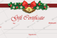 Christmas Gift Certificate Template 36 Word Layouts Inside Awesome Gift Certificate Template In Word 10 Designs