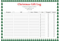 Christmas Gift Certificate Template Free Word Templates Inside Quality Gift Certificate Log Template