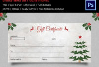 Christmas Gift Certificate Templates 21 Psd Format Intended For Christmas Gift Certificate Template Free Download