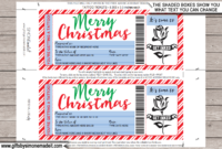 Christmas Tattoo Gift Certificate Template Diy Printable Intended For Free Homemade Christmas Gift Certificates Templates