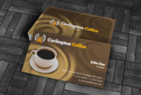 Coffee Cafeteria Business Card Template » Free Download With Regard To Coffee Business Card Template Free