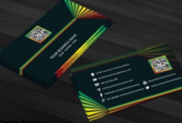Colorful Business Card Template Psd Free Psd File Throughout Business Card Powerpoint Templates Free