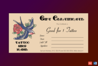 Colorful Clown Happy Birthday Gift Certificate Template Gct Within Best Tattoo Gift Certificate Template Coolest Designs