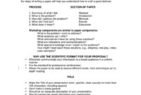 Conference Proposal Example Intended For Conference Proposal Template
