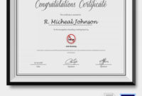 Congratulations Certificate Template 10 Word Psd Regarding Free Congratulations Certificate Template 10 Awards