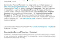 Construction Business Proposal Templates 10 Free Word Within Awesome Business Partnership Proposal Template