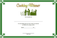 Cooking Competition Certificate Templates 7 Best Ideas With Quality Certificate For Baking 7 Extraordinary Concepts