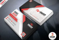 Corporate Business Card Free Psd Template V4 Stockpsd With Regard To Free Business Card Templates In Psd Format