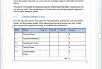 Cost Benefit Analysis Template Ms Word/Excel Templates Intended For Amazing Cost And Benefit Analysis Template