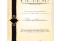 Cover Of Certificate Design Template Vector 04 Free Download In Awesome Certificate Border Design Templates