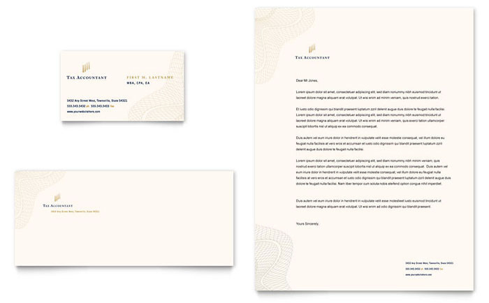 Cpa Tax Accountant Business Card Letterhead Template Intended For Accounting Firm Business Plan Template