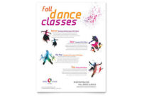 Dance Studio Flyer Ad Template Design Inside Free Dance Studio Business Plan Template