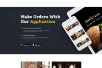 Delitaste Food Delivery Restaurant Directory Figma Ui For Food Delivery Business Plan Template