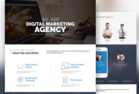 Digital Marketing Agency Website Template Free Psd In Business Website Templates Psd Free Download