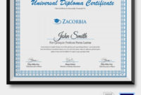 Diploma Certificate Template 26 Free Word Pdf Psd Within Awesome Landscape Certificate Templates