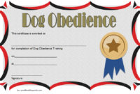 Dog Obedience Certificate Templates 8 Free Download With Awesome First Haircut Certificate Printable Free 9 Designs